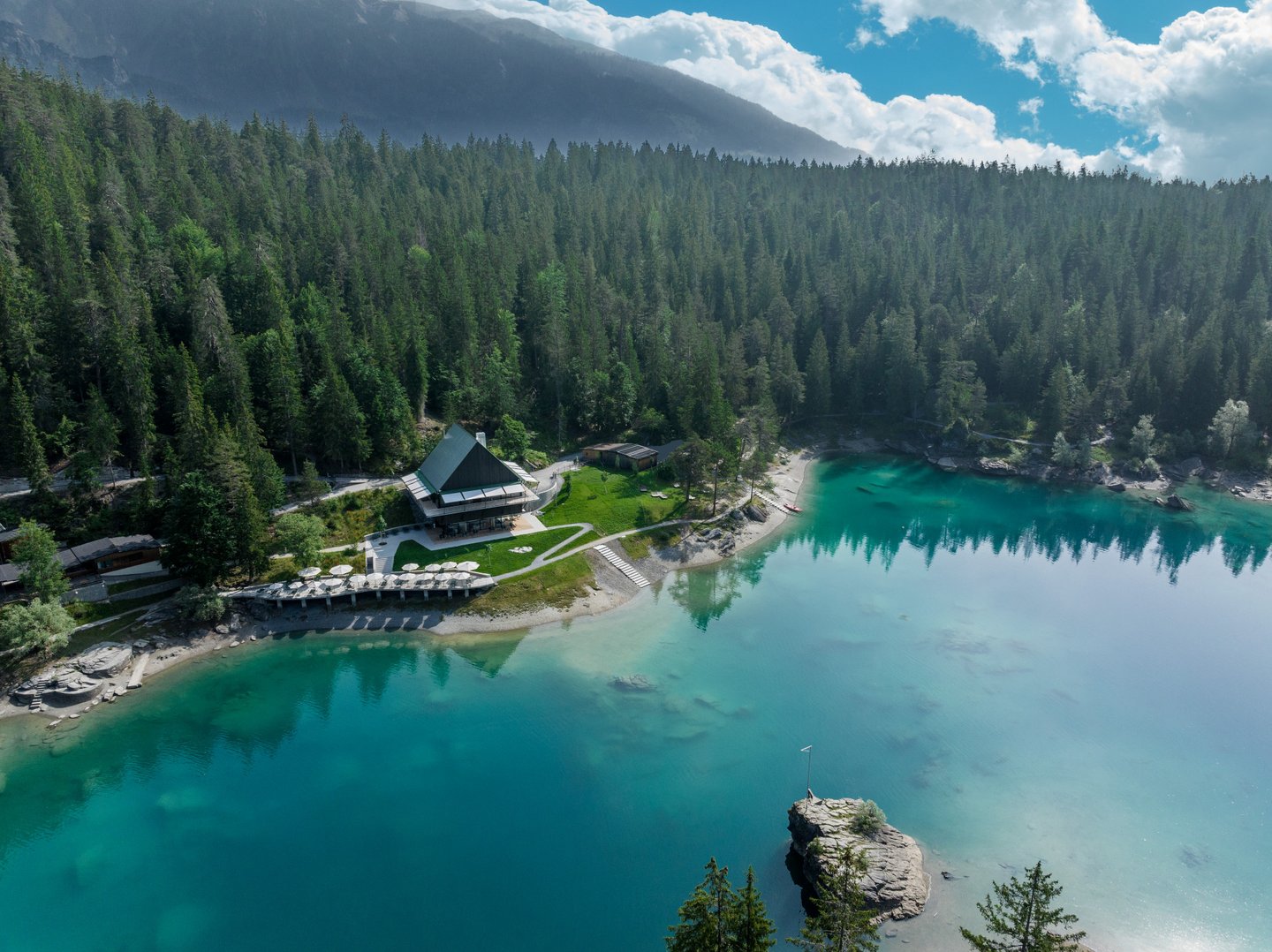 Projekt Neubau Restaurant Caumasee