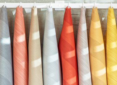 Verschiedene Stoffmuster Sonnenstoren