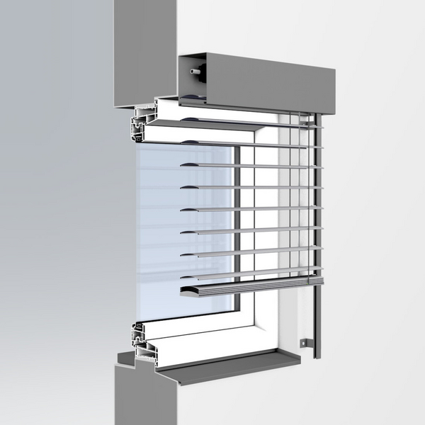 Lamellenstoren - Ausführung Vorbaumontage