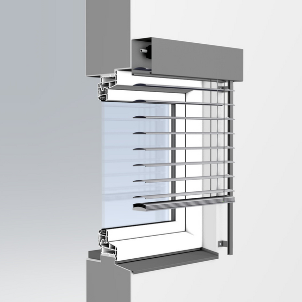 Lamellenstoren - Ausführung Vorbaumontage