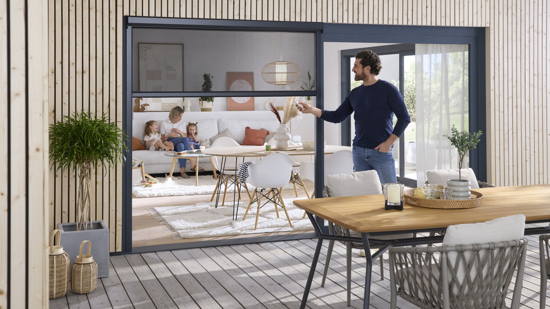 Elektrisches Fliegengitter und Insektenschutz