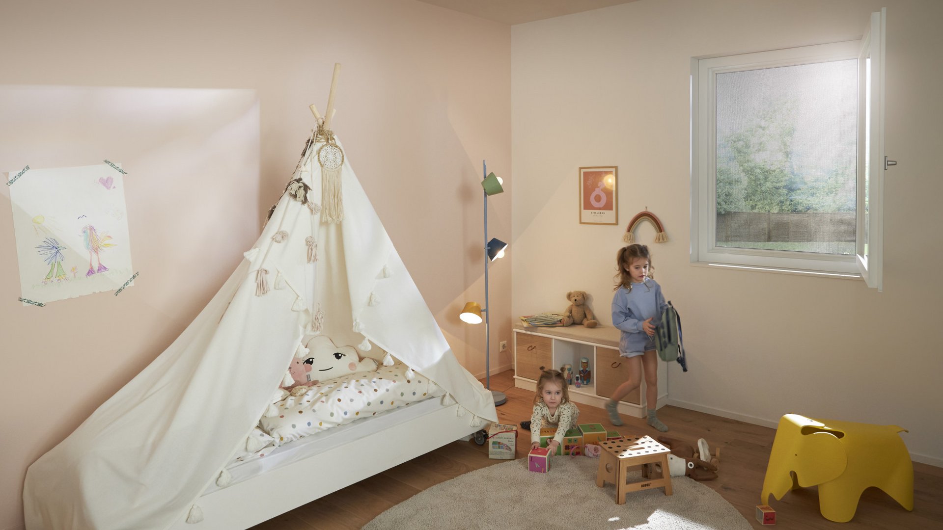 Fliegengitter und Insektenschutz für das Kinderzimmer