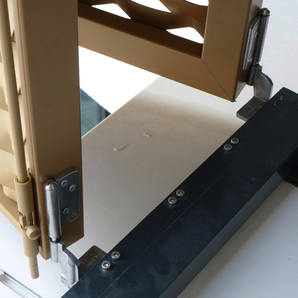 Faltschiebeladen aus Aluminium