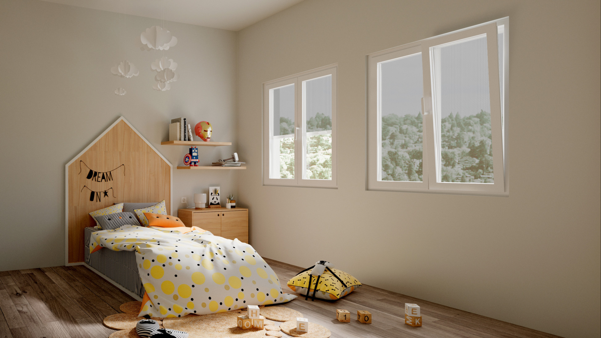 Fliegengitter und Insektenschutz im Kinderzimmer